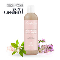 Thumbnail for SheaMoisture Relaxing Body Wash All Skin Types Cruelty Free Skin Care Made with Fair Trade Shea Butter, Pink Himalayan Salt, Sage, 13 Ounce