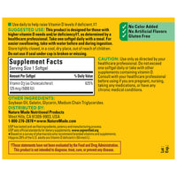 Thumbnail for Nature Made Vitamin D3 5000 IU (125 mcg) Softgels, Extra Strength Vitamin D Supplement for Bone and Immune Health Support, 360 Count, 360 Day Supply