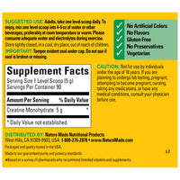 Thumbnail for Nature Made Micronized Creatine Monohydrate Powder 5 g per Serving, Unflavored Drink Mix Powder, Muscle Support, 450 g, 90 Day Supply