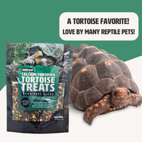 Thumbnail for Fluker's Grub Bag Calcium Fortified Tortoise Treats, All Natural Herbivore Blend Fruits and Vegetables, for Tortoise and Herbivore Pets, 4 oz