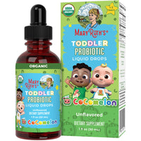 Thumbnail for MaryRuth Organics Cocomelon Toddler Probiotic Liquid Drops | Kids Probiotics for Ages 1-3 | 5 Probiotic Strains | 150 Billion CFU Per Serving | USDA Organic | Sugar Free | Gluten Free | 1 Fl Oz