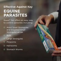 Thumbnail for Quest Gel Moxidectin Horse Dewormer, Early Grazing Season recommended for Horses and Ponies 6 months and older, 0.5oz Sure-Dial Syringe