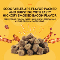 Thumbnail for NaturVet Scoopables All-in-One Multivitamin for Dogs - Dog Vitamins and Supplements for Joint Support, Digestion, Skin & Coat Care & Immune - Hickory Smoked Bacon Flavor Vitamin Supplement | 11oz Bag
