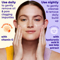 Thumbnail for Clean & Clear 2-Pack Oil-Free Facial Cleansers with Citrus Scent, Morning Burst and Night Relaxing, 16 oz