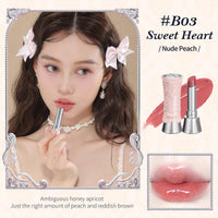 Thumbnail for Flower Knows [GIFT] Swan Ballet Shine Lipstick,Hydrating Solid Lip Gloss,Moisturizing Nude peachy Tinted Lip Balm-Long Lasting Lip Gloss in Balm for Girls&Women,(B03 Sweet Heart)