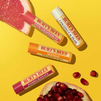 Thumbnail for Burt's Bees Lip Balm - Pink Grapefruit, Mango, Coconut & Pear, and Pomegranate Pack, Lip Moisturizer With Beeswax, Tint-Free, Natural Origin Conditioning Treatment, 4 Tubes, 0.15 oz.