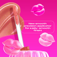 Thumbnail for NYX PROFESSIONAL MAKEUP Jelly Job Lip Gloss, Lip Tint Gloss with Full-Bodied, Smoothing, and Hyper-Glossy Shine - Honey, It's Jelly (Nude Pearl Shimmer)