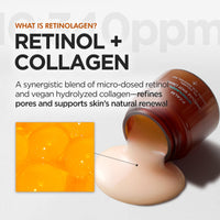Thumbnail for P.CALM Retinolagen Ampoule Shot Cream - Retinol & Vegan Hydrolyzed Collagen & Bakuchiol for Pore Tightening, Mositurizing, Korean Glass Skin (60ml / 2.02 fl.oz)