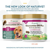 Thumbnail for NaturVet – Glucosamine DS Plus - Level 2 Moderate Care – Supports Healthy Hip & Joint Function – Enhanced with Glucosamine, MSM & Chondroitin – for Dogs & Cats–120 Soft Chews