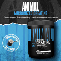 Thumbnail for Animal Creatine Monohydrate Powder – Micronized Creatine for Women and Men, Supports Muscle Growth, Strength, Endurance, Recovery and ATP Production, Gym & Workout Supplements - Unflavored, 300g