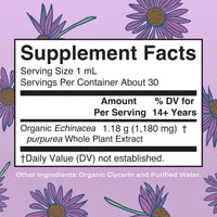 Thumbnail for MaryRuth Organics Echinacea Purpurea Liquid | Sugar Free | USDA Organic | Echinacea Liquid Drops for Immune Support| Respiratory Health | Alcohol Free | Non-GMO | Vegan | 1 Fl Oz
