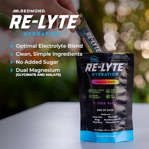 Image 5 of REDMOND Re-Lyte Sugar Free Electrolyte Powder Packets Variety 7ct