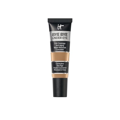 Image 13 of 40.0 Deep Tan - for warm undertones / 0.4 Fl Oz (Pack of 1) for the product IT Cosmetics Bye Bye Under Eye Anti-Aging Full Coverage Concealer