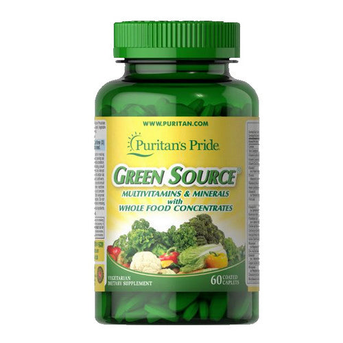 Puritan's Pride Green Source Multivitamin & Minerals 60 Caplets