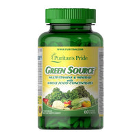 Thumbnail for Puritan's Pride Green Source Multivitamin & Minerals 60 Caplets