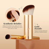 Thumbnail for Image 3 of DUcare Foundation Makeup Brush Set 6pcs Double-ended Kabuki Eyeshadow Contour Brush