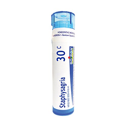 Image 5 of Boiron Homeopathic Arnica Montana 30c and Staphysagria 30C Pellet Pack of 3 and 80 Pellets