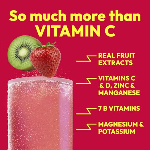 Image 3 of Emergen-C Vitamin C 1000mg Immune Support, Strawberry Kiwi, 30 Packets