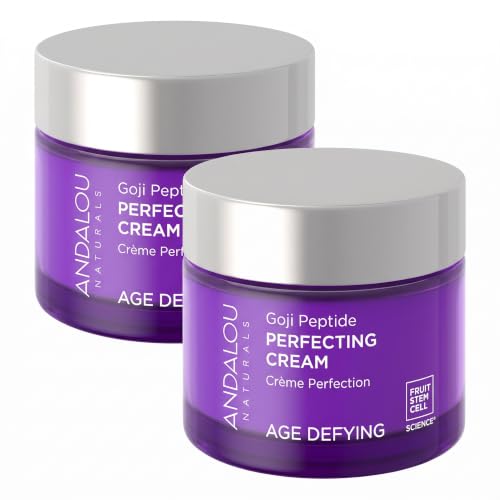 Image 2 of 1.7 Ounce (Pack of 2) for the product Andalou Naturals Goji Peptide Perfecting Cream (1.7 fl oz)