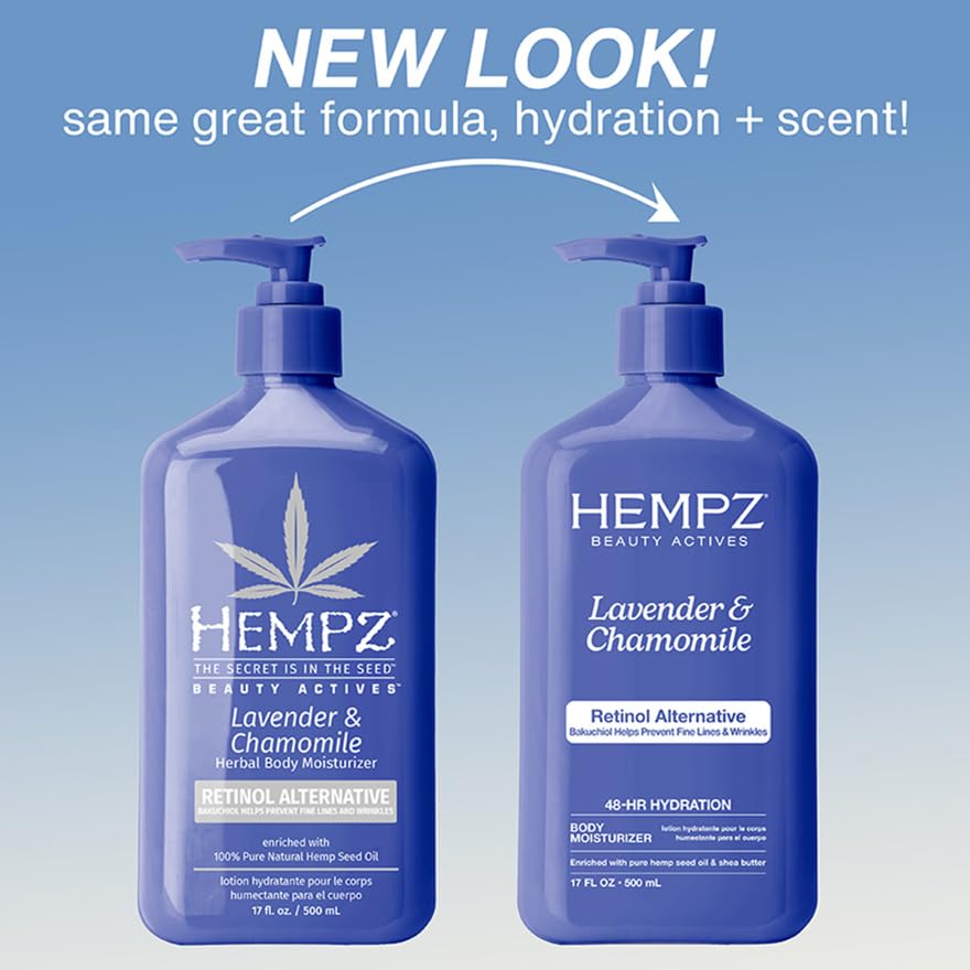 Image 4 of Hempz Body Lotion - Lavender & Chamomile Herbal Limited Edition 17 Fl Oz