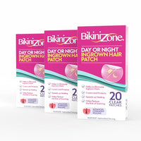 Thumbnail for Image 2 of 20 Count (Pack of 3) for the product Bikini Zone Day or Night Ingrown Hair Patches, 20 Ct, 2 Pack