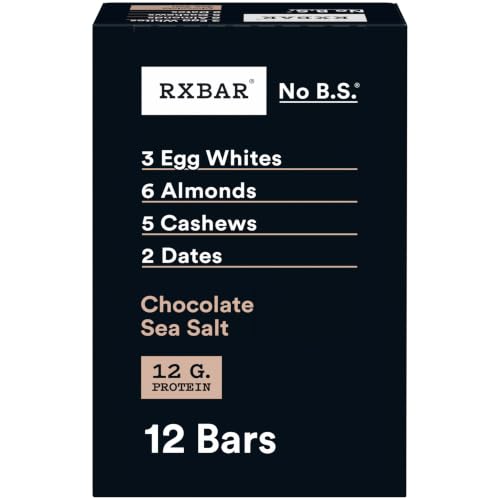 Image 3 of 12 Count (Pack of 1) for the product RXBAR Protein Bars
