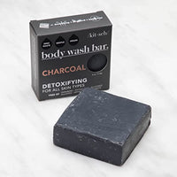 Thumbnail for Image 2 of Kitsch Charcoal Soap Body Wash Bar for Cleansing – 4 oz