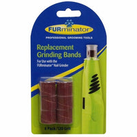 Thumbnail for FURminator Grinder Replacement Bands Brown, 1 Each/6 pk, 120 Grit by Furminator