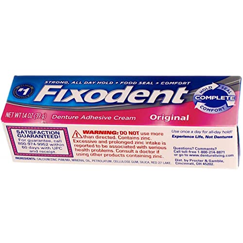Image 19 of Fixodent Denture Adhesive Cream