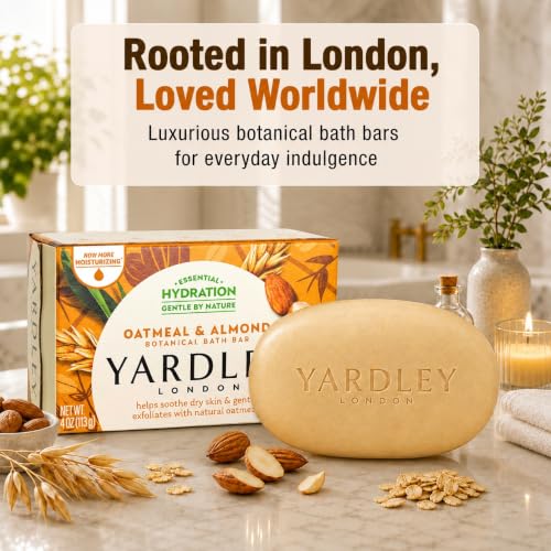 Image 6 of Yardley London Bath Bar Oatmeal Almond 4 oz