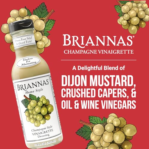 Image 2 of BRIANNAS Home Style Champagne Vinaigrette Dressing, Gluten Free, 2 Pack