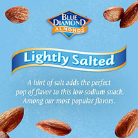 Thumbnail for Image 3 of Blue Diamond Almonds Low Sodium Lightly Salted Snack Nuts, 16 Oz Resealable Bag (Pack of 2)