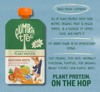 Thumbnail for Image 4 of Pumpkin Tree Peter Rabbit Organics Playfuel with Plant Protein, Backyard Roots, 3.5 Ounce (Pack of 10)