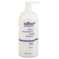 Thumbnail for Image 1 of Default Title for the product Alba Botanica Very Emollient Body Lotion -Original Unscented, 32 Ounce (Pack of 6)
