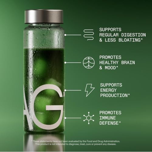 Image 4 of AG1 Next Gen Greens Powder Bundle with Shaker & Scoop Superfood Supplement