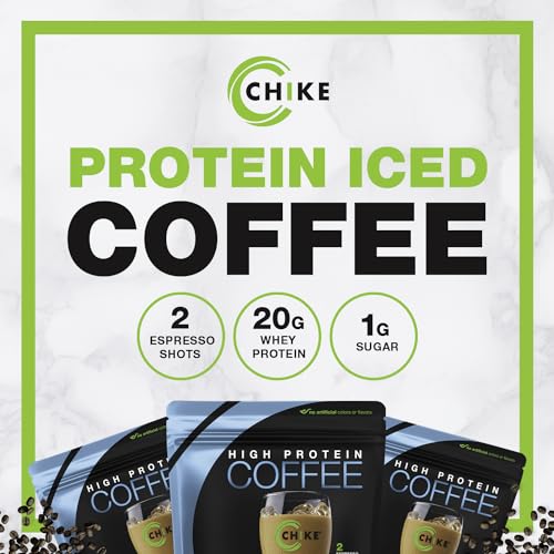 Image 5 of CHIKE High Protein Iced Coffee, Original, 14 Servings (15.1 Ounce)