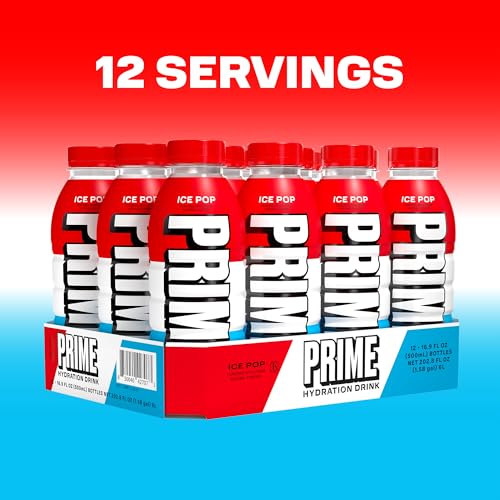 Image 6 of PRIME Hydration ICE POP | Sports Drinks | Electrolyte Enhanced for Ultimate Hydration | 250mg BCAAs | B Vitamins | Antioxidants | 2g Of Sugar | 16.9 Fluid Ounce | 12 Pack