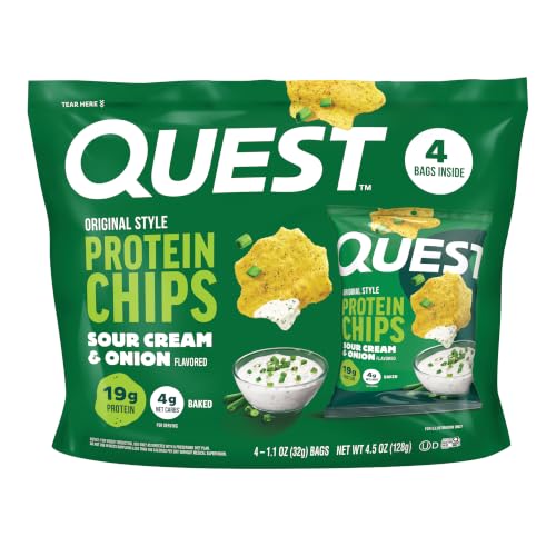 Image 2 of Sour Cream & Onion / 1.1 Ounce (Pack of 4) for the product Quest Nutrition Protein Chips Variety Pack