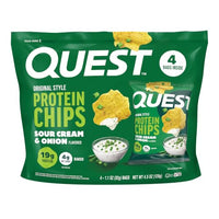 Thumbnail for Image 2 of Sour Cream & Onion / 1.1 Ounce (Pack of 4) for the product Quest Nutrition Protein Chips Variety Pack