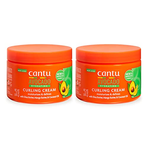 Image 1 of Default Title for the product Cantu Avocado Hydrating Curling Cream, 12 oz (Pack of 2)
