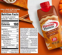 Thumbnail for Image 4 of Premier Protein 30g High Protein Shake, Pumpkin Spice (11 fl. oz., 15 pk.)