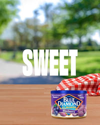 Thumbnail for Image 6 of Blue Diamond Almonds Classic Blueberry Flavored Sweet Snack Nuts 6oz Can Pack of 4