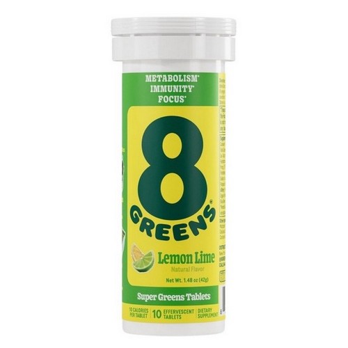 8greens Original Lemon And Lime Effervescent 10 Tabs(Case Of 6)