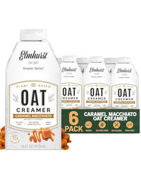 Thumbnail for Image 1 of Default Title for the product Elmhurst 1925 Caramel Macchiato Oat Creamer - 16 Ounce (Pack of 6)