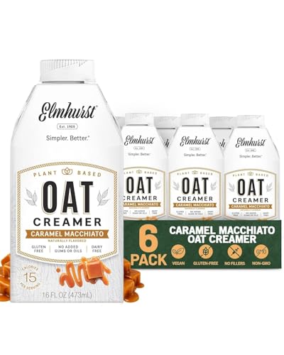 Image 1 of Default Title for the product Elmhurst 1925 Caramel Macchiato Oat Creamer - 16 Ounce (Pack of 6)