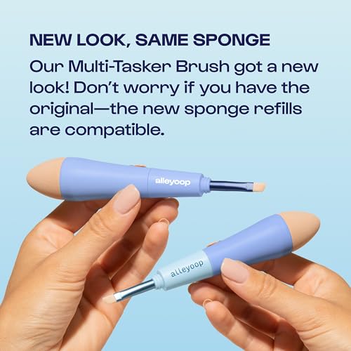 Image 2 of ALLEYOOP 4-in-1 Makeup Brush Multi-Tasker Blending Sponge Refill 2 Pack