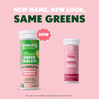 Thumbnail for Image 2 of Amazing Grass Fizzy Green Hydration Tablets, Strawberry Lemonade, 60 Count