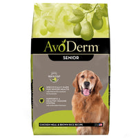Thumbnail for AvoDerm Natural Chicken Meal & Brown Rice - Senior Dry Dog Food 1 Each/26 lb by Avoderm