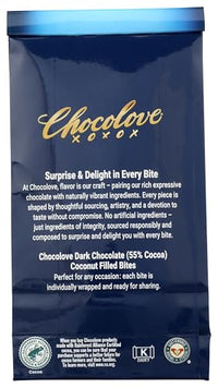 Thumbnail for Image 2 of Chocolove Organic Dark Chocolate Coconut Bites, 3.5 OZ