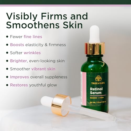 Image 5 of Tree of Life Face Serum Skin Care Set, Hyaluronic Acid & Retinol Serum